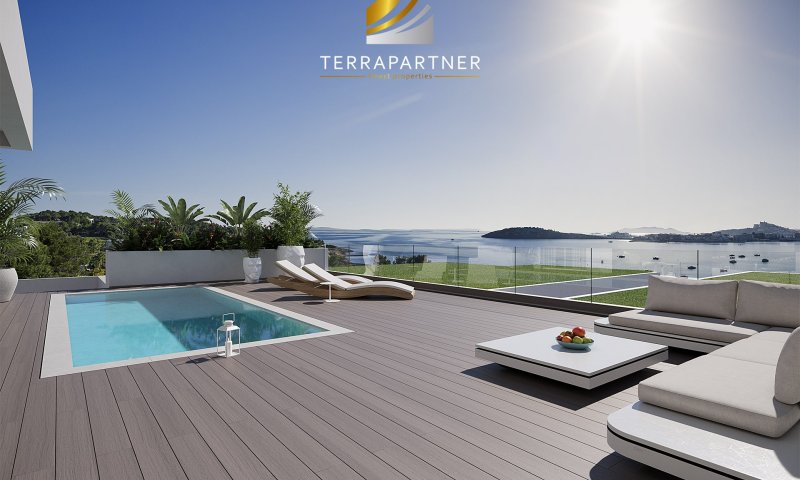 Luxus-Apartment mit Pool und Blick auf das Meer & Dalt Vila