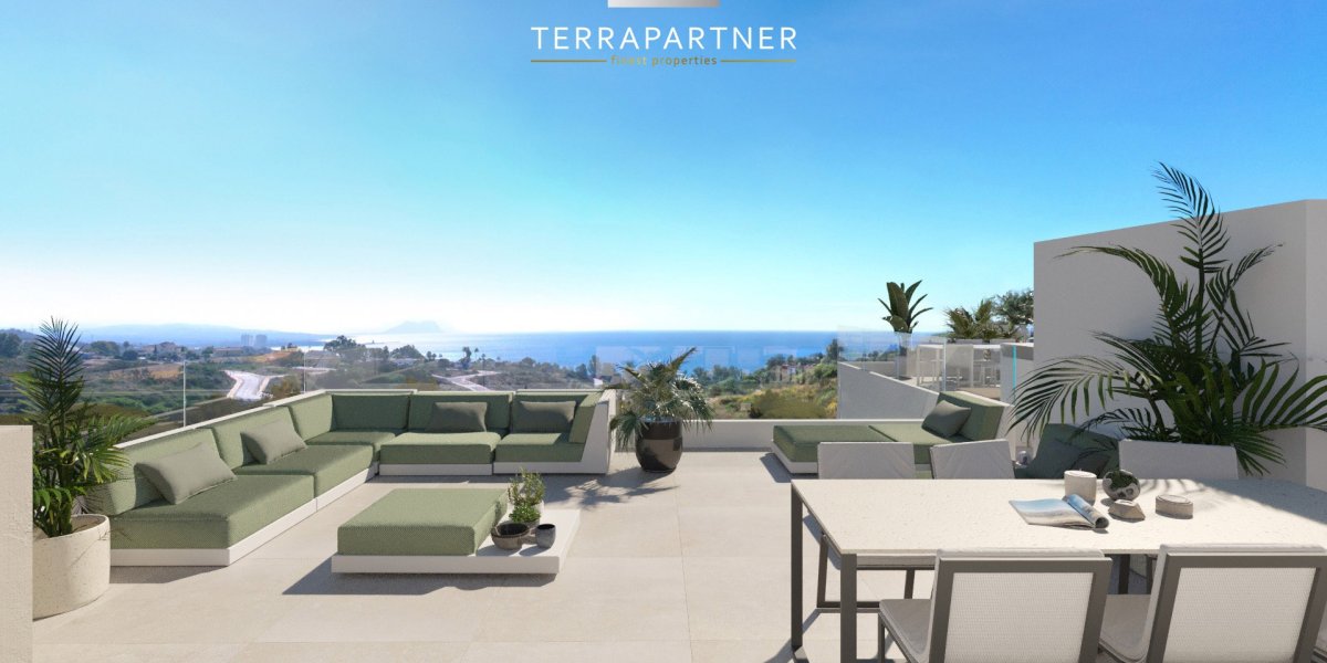 New sea view penthouse close to the beach